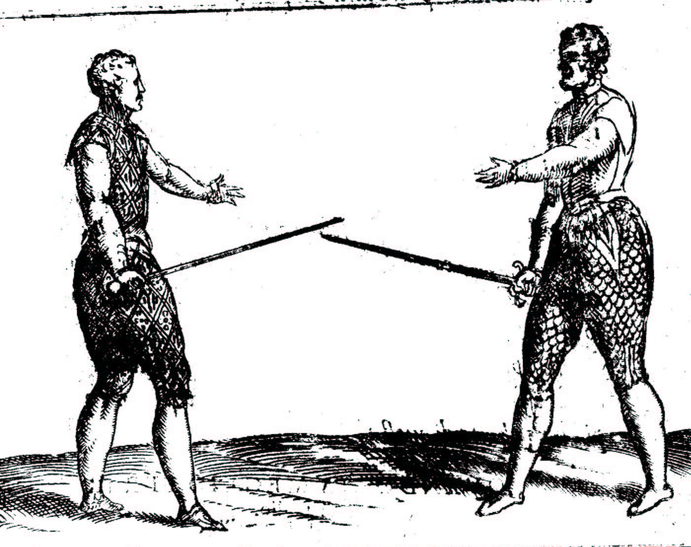  Two duelists, both in the low ward